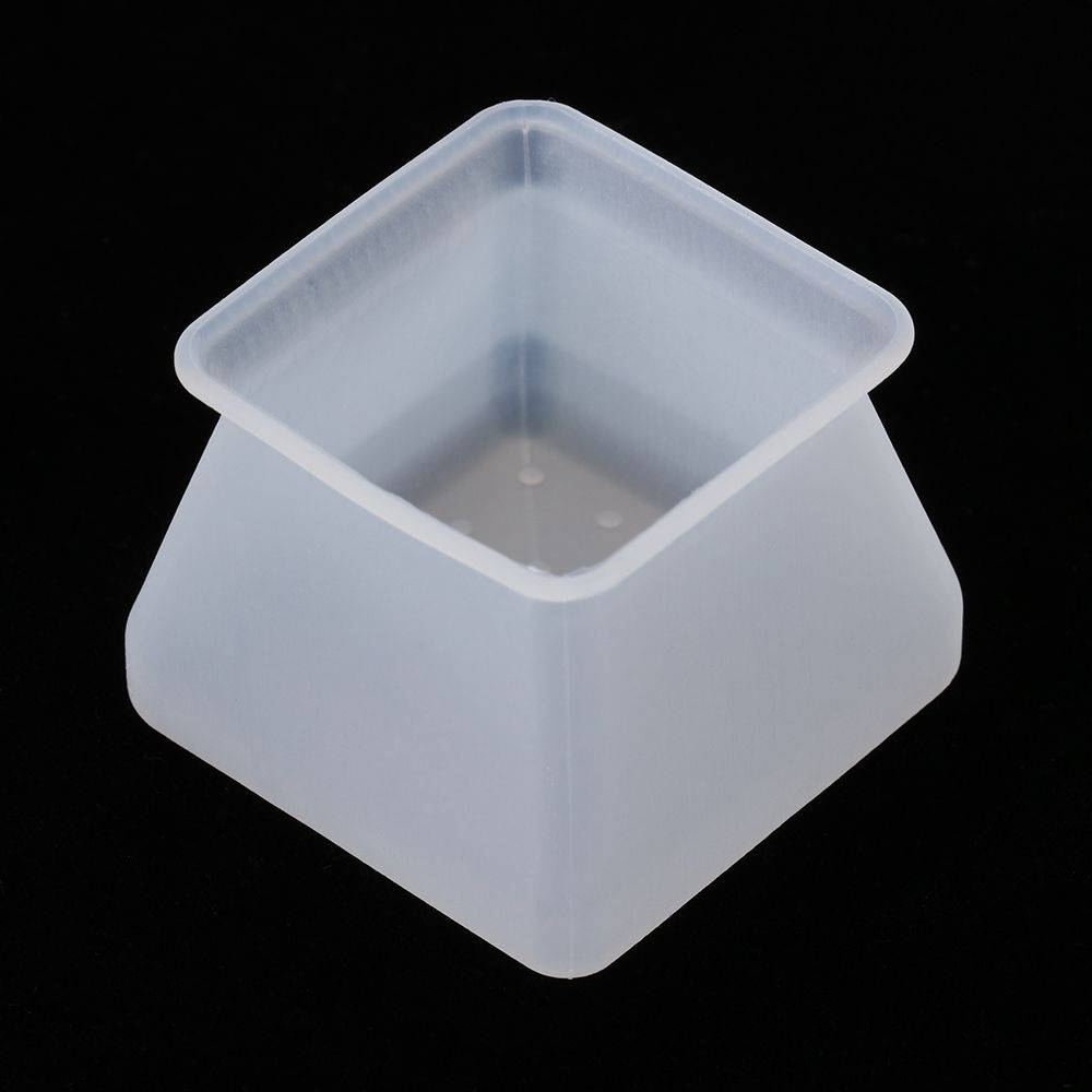 Floor Protectors Brown Color White Grey Table Cover Chair Leg Caps Square Silicone