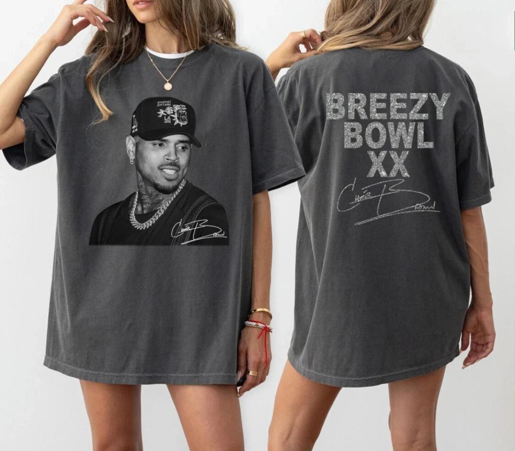 Chris Brown Album Concert Tee Chris Brown Charcoal Fan Gift Graphic Shirt Music