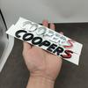 3D ABS Черный Логотип Cooper S Буквы Значок на Багажник Автомобиля Для R55 R56 F56 R50 R52 F55 JCW R53 Cooper S Наклейка Аксессуары