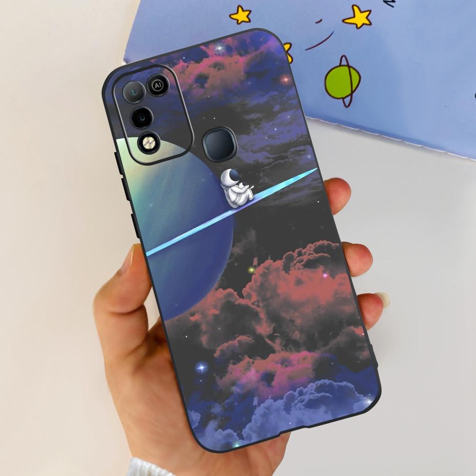 Чехол для телефона Infinix Hot 10 Play X688C X688D Милый дизайн Мягкая силиконовая задняя крышка Для Infinix Hot 10 X682 Hot10 10 Lite X657B