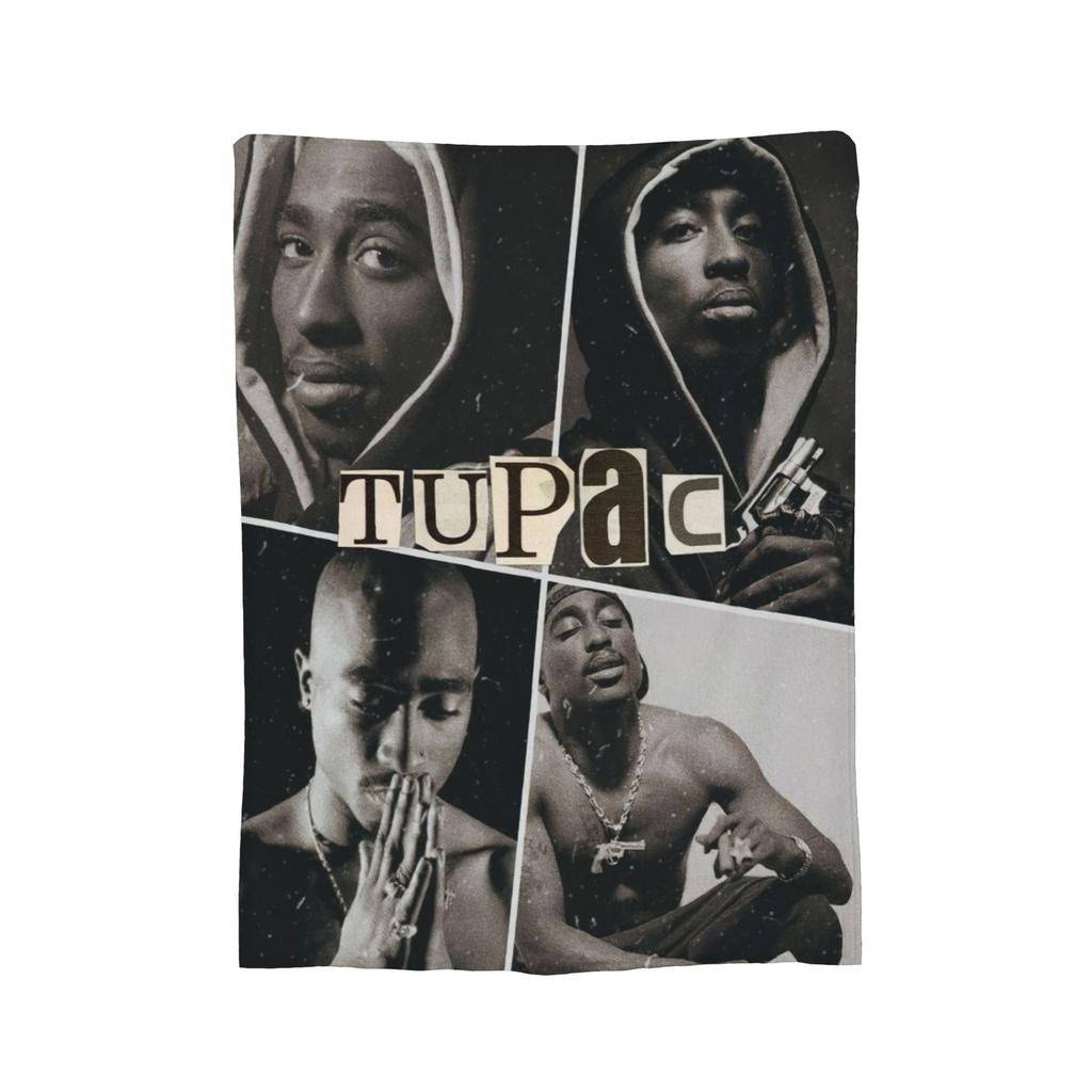 Poetic Justice Flannel Blankets Tupac 2pac Hip Hop Singer Fashion Throw Blanket for Home Rug Piece,