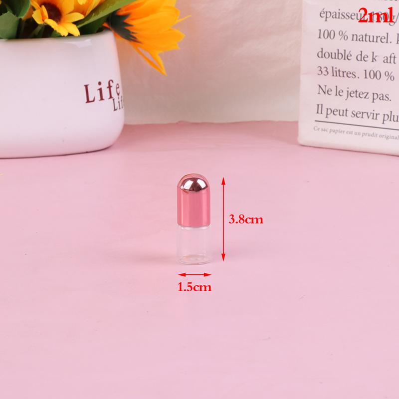 1/2/3/5/10 мл Пустой флакон с роликовым шариком для духов Контейнер для жидкости/масла Многоразовые флаконы Портативный мини-контейнер