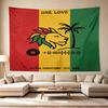 Bob Marley Reggae Good Bad Beautiful Clear Pattern Tapestry, Wall Decor for Apartment, Studio and Photoshoot Backdrop