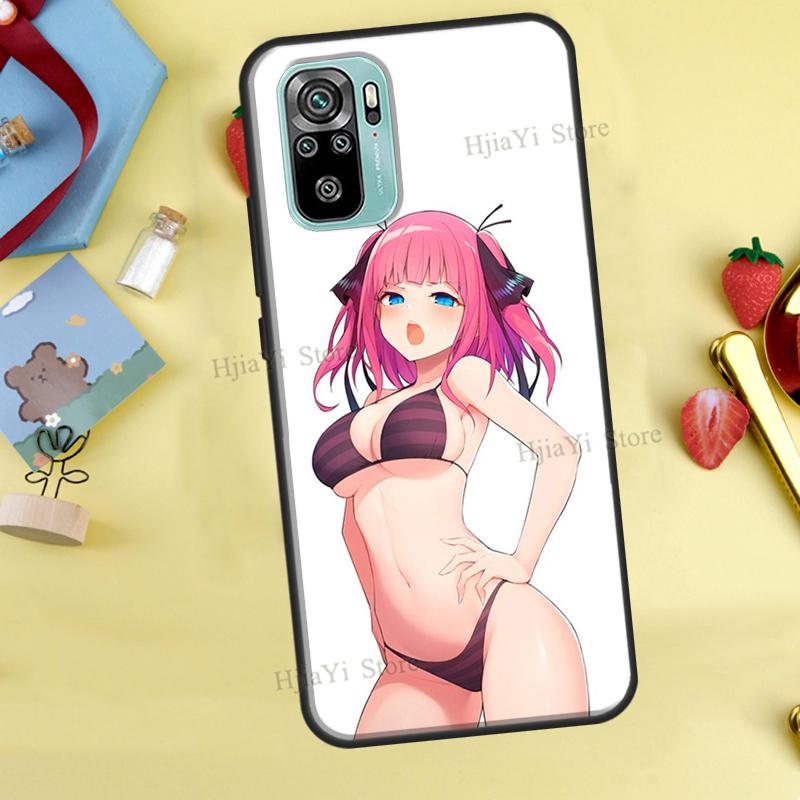 Чехол с девушками в летних бикини из аниме для Xiaomi Redmi Note 11 Pro Note 10 8 9 Pro 9S 10S 11S Чехол для Redmi 9 10 9C 9A 9T