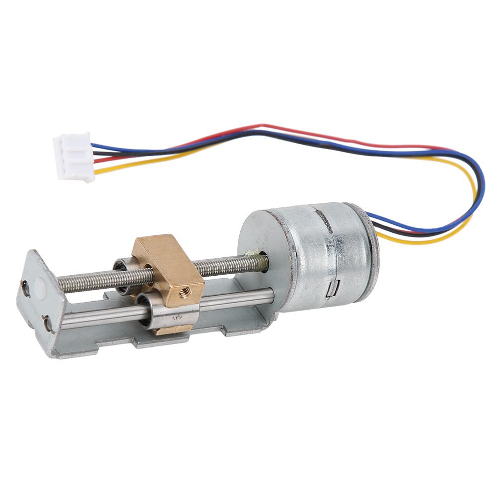 Stepper Motor Mini Linear Screw Nut Slider 2‑Phase 4‑Wire for DIY Small Sliders 20mm