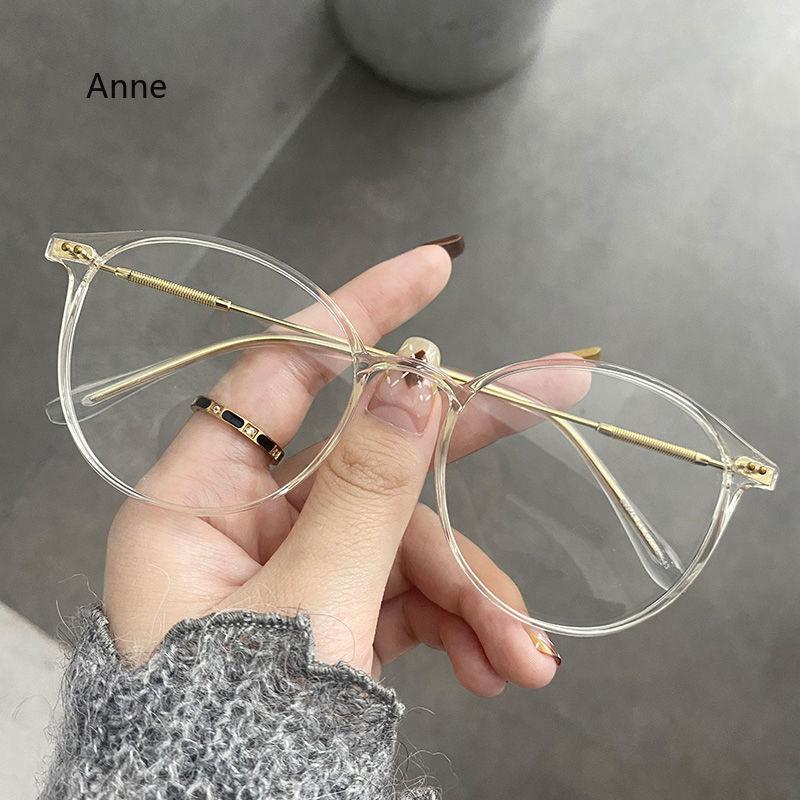 Unisex Luxury Myopia Glasses Blue Light Blocking Minus Diopter Trendy Fashion Eyeglasses For Men Women Near Sight Correction