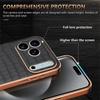 AZNS For iPhone 17 Pro Max Case Electroplating Crocodile Texture PU+TPU Phone Cover