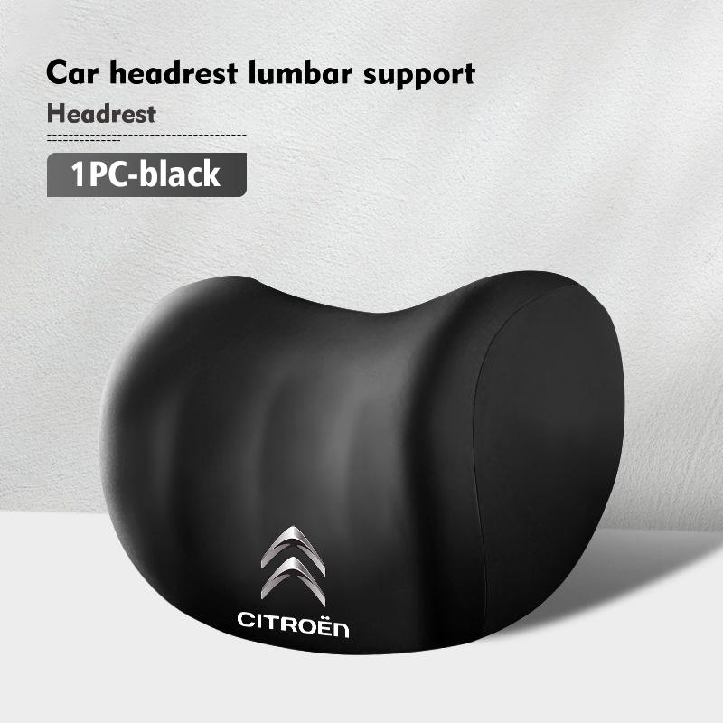BYMF1 Car Neck Pillow Cushion Vehicle Seat Headrest Lumbar Support For Citroen C5 C1 C2 C6 C4L DS3 DS4 DS5 C-Elysee Grand Berlingo