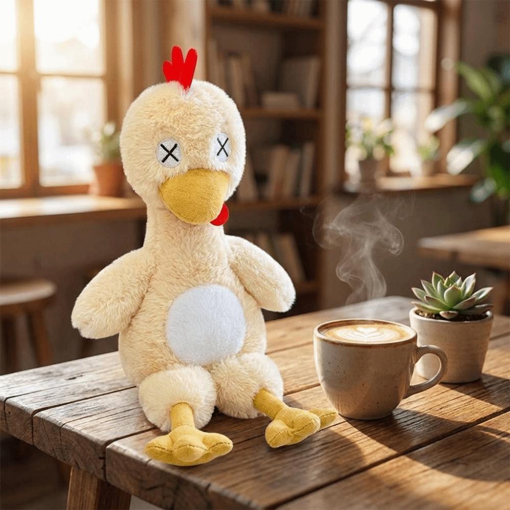 Detachable Stuffed Animal Doll Funny Plush Duck Doll Ornament Duck Plush Toy Home Decoration