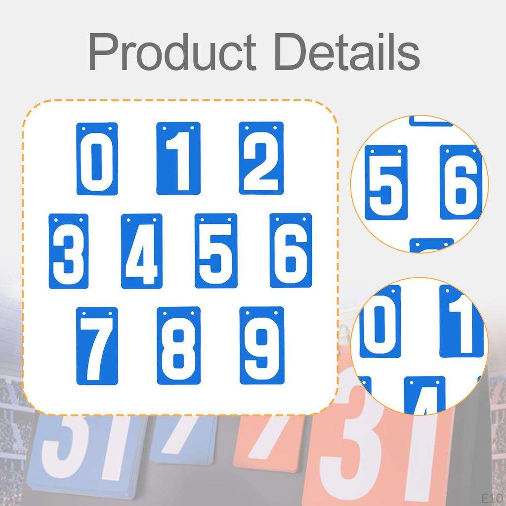Score Keeper Flip Number Cards Numbers 0-9, Соревнование, Портативный, Настольный дисплей для футбола