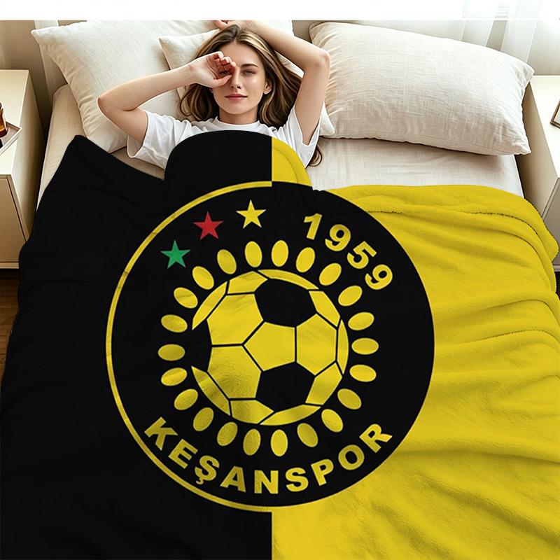 Keşanspor Print Flannel Blanket High Quality Warm Comfortable Cover for All Seasons Perfect for Gifts Home Decor