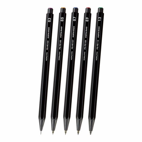 KOKUYO Mechanical Pencil Sharpening Comparison Set of 5 Black PS-PE DX5SET