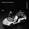 Масштаб 1/24 Lambo Aventador SVJ63, литая под давлением модель автомобиля, игрушечный автомобиль с откатным механизмом, звуком и светом для детей, коллекция подарков для мальчиков и девочек