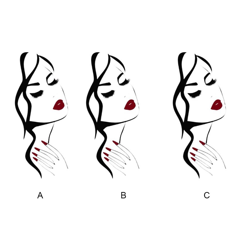 Ins Наклейки на стену Брови Модные красивые обои Модные широкое применение Домашний декор Гостиная Бытовая декоративная