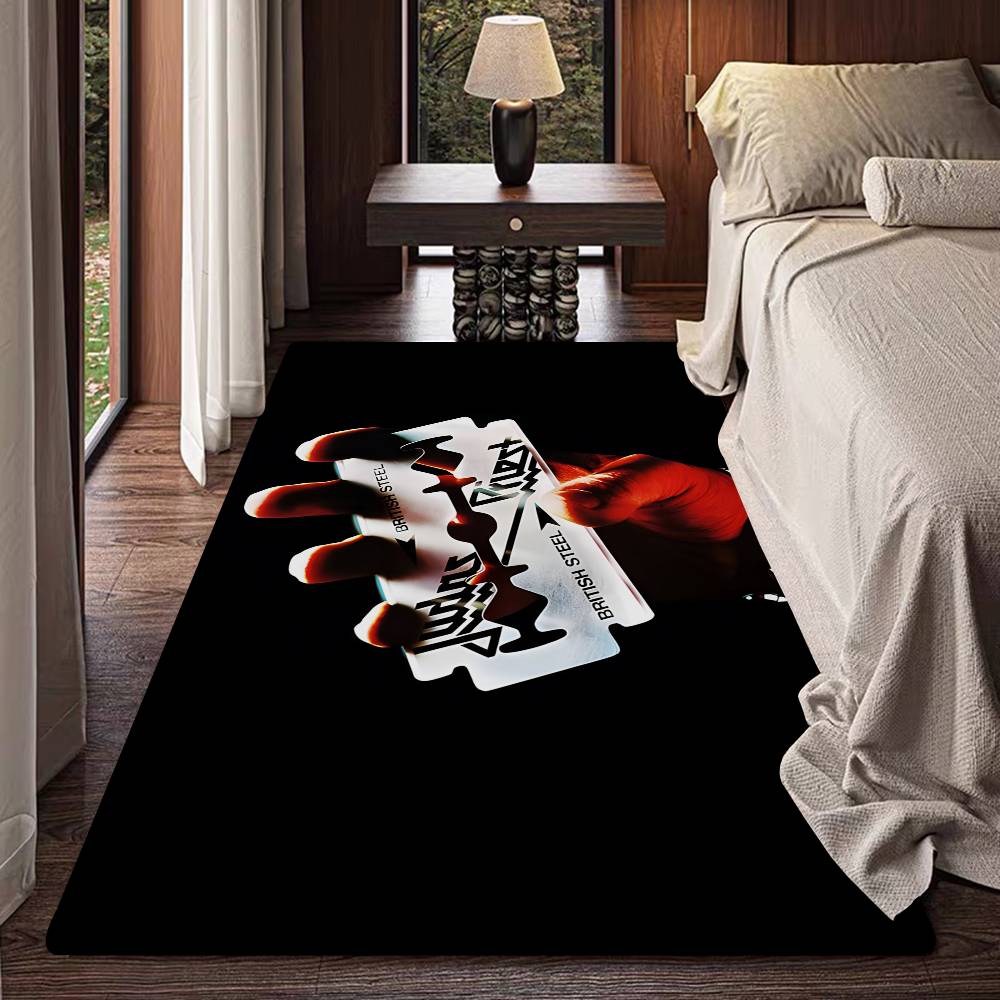 J-Judas P-Priest ROCK BAND Floor Mat Rectangle Anti-slip Home Soft Badmat Front Door Indoor Outdoor Mat Hotel Decor Mat
