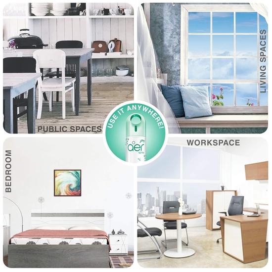 Godrej Аэрозоль, освежитель воздуха для дома и офиса - Morning Misty Meadows | Стойкий аромат (240 мл)