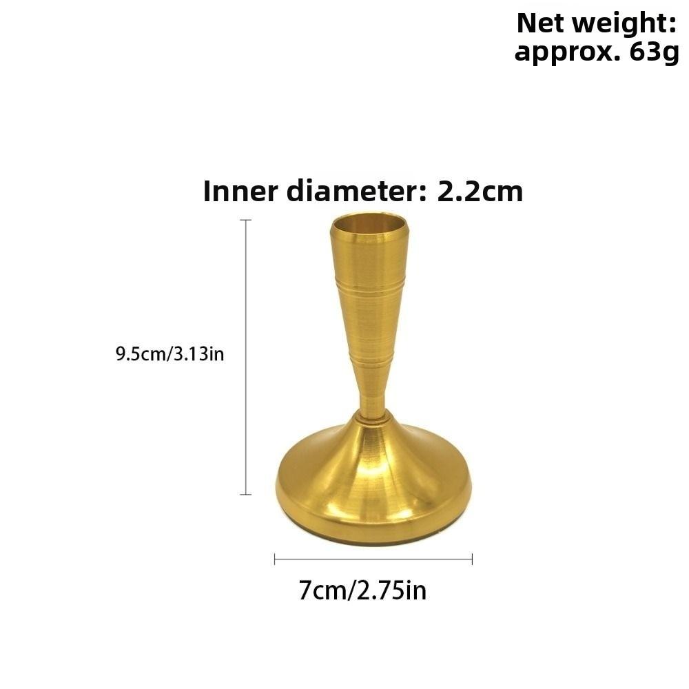 2PCS Vintage Style Candlestick Holders Metal Construction Durable Candle Stick Holders Decorative Short Candle Holders