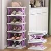 X-shaped Shoe Rack Foldable Simple Shoes Shelf Installation Free Multistorey Storage Racks Simplicity Household Sneakers Shelves