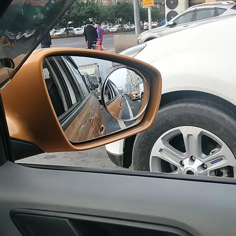 Автомобильное зеркало заднего вида для слепых зон, широкоугольное регулируемое на 360 градусов маленькое круглое зеркало, вспомогательное выпуклое зеркало заднего вида для автомобиля
