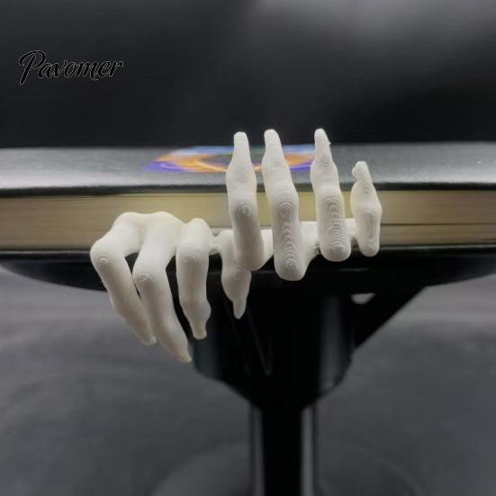 Идея подарка на Хэллоуин Готический Жуткий Демонический Коготь Закладка, 3D Печатные Страшные Уникальные Закладки Рука-Закладка для Любителей Книг, Декор для Книжной Полки Темный Стиль