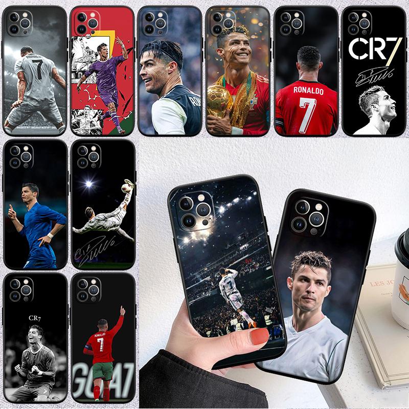 C-cr7 New High-End Shell Phone Case for iPhone 16 15 14 13 12 Pro Max Plus Mini