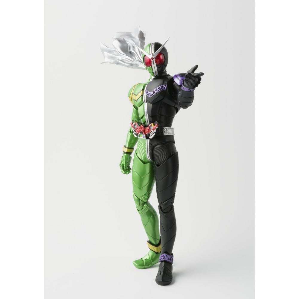SHFiguarts (Синкочо Сейхо) Kamen Rider W Cyclone Joker прибл.. Подвижная фигура толщиной 145 мм, окрашенная в ПВХ и АБС-пластик