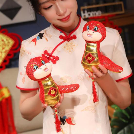 Подвеска-брелок в виде змеи, украшение на китайский Новый год, подвесной талисман зодиака для благословения