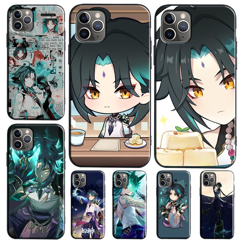Чехол Genshin Impact Сяо для Oppo A96 A76 A16 A17 A18 A60 A80 A40 A38 A58 A78 A98 A94 A74 A54 A15 A57 A77 A5 Pro