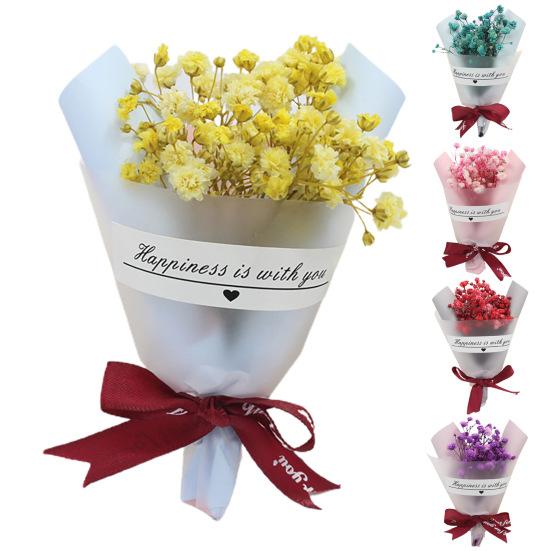 1шт гипсофила сухоцвет букет не увядает очаровательный день святого валентина искусственное растение офисный декор