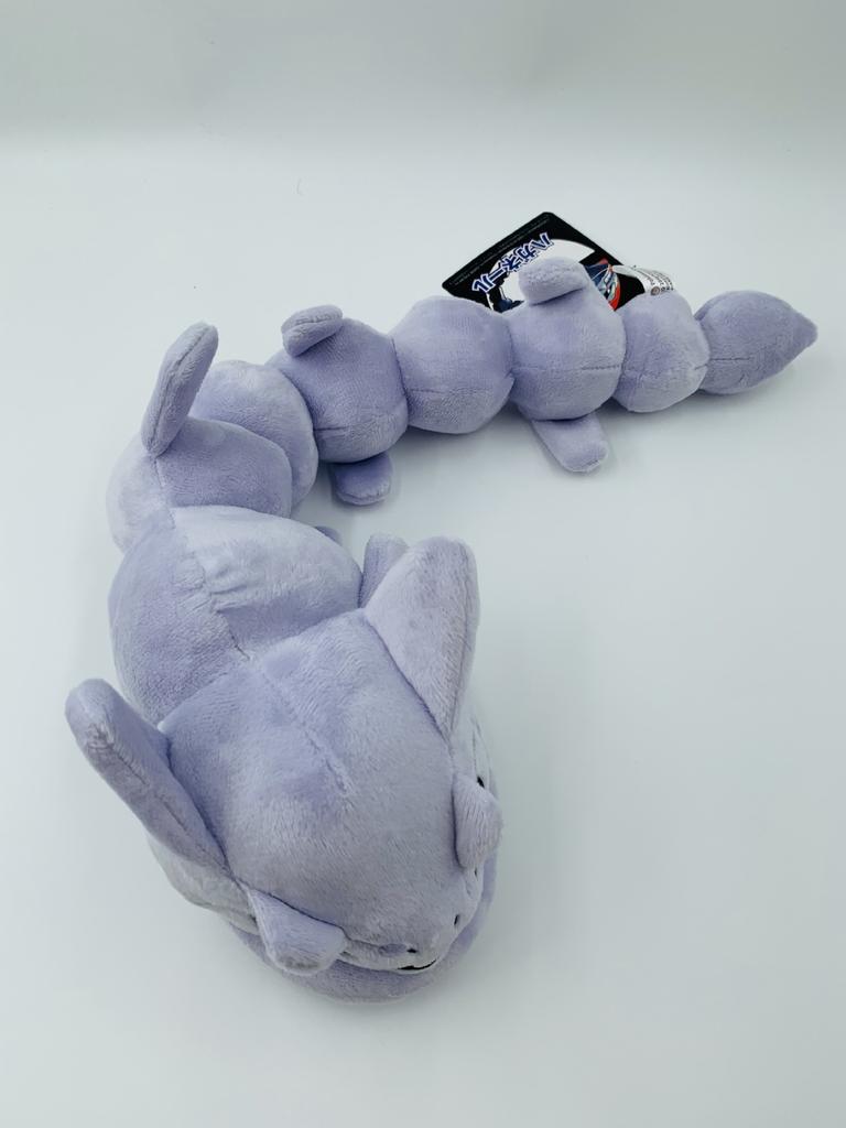 30Cm Poseable Steelix Evolution Plush Toy - Bendable Onix Pokémon Stuffed Animal Flexible Metal Snake Collectible Gift For Kids