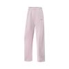 Comfortable Casual Simple Straight Leg Mid Rise Knitted Sports Pants Women Bottoms Nude-Pink AKLV720-2