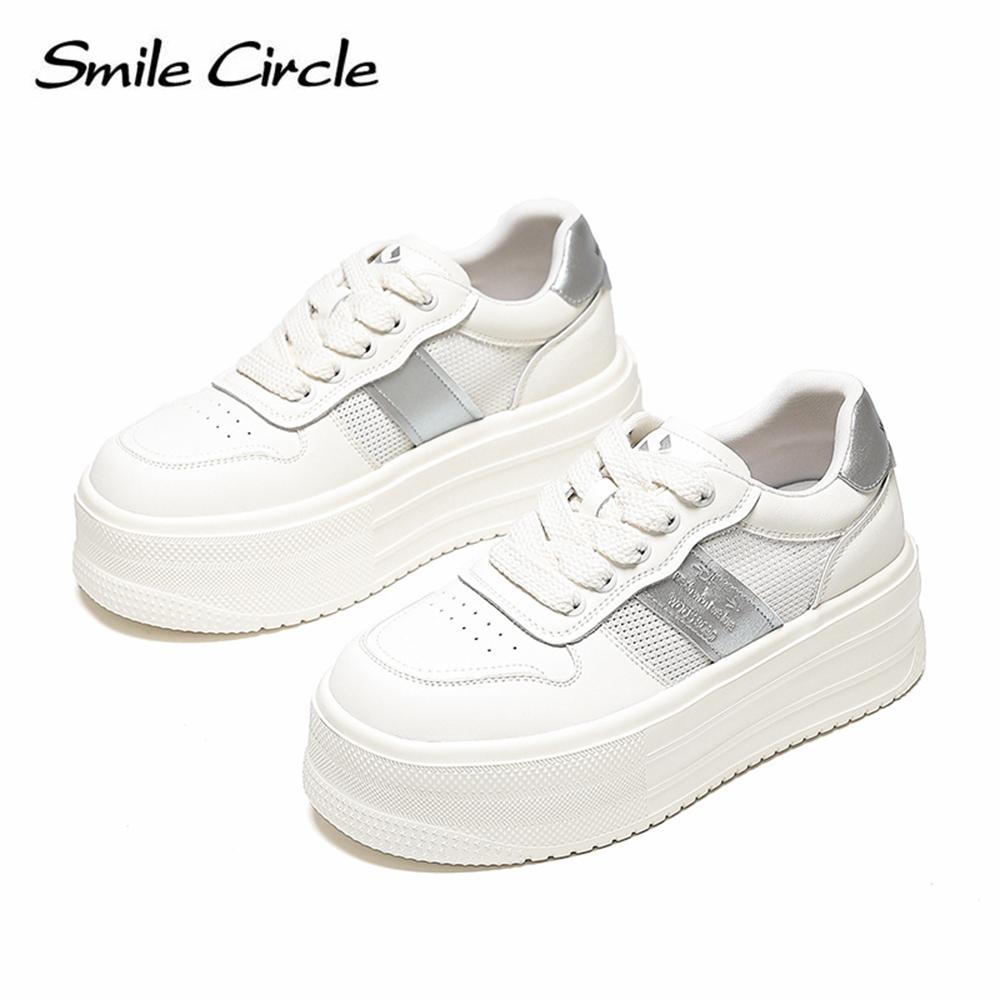 Низкие кроссовки, увеличивающие рост, с круглым носком, на толстой подошве, дышащая, удобная повседневная обувь