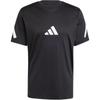 Short Sleeve Logo Print Crew Neck T-Shirt Men Tops Black JC7920