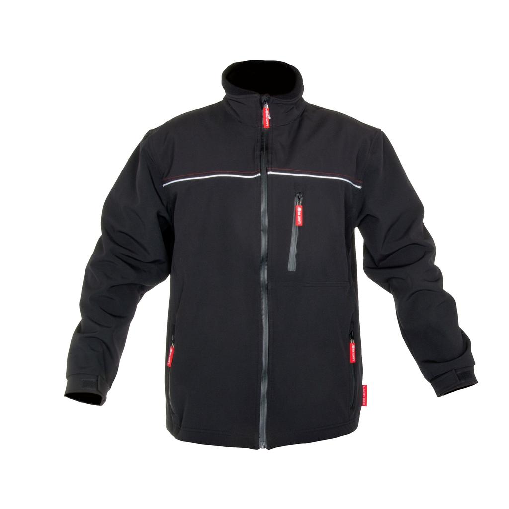 Kurtka Softshell Czarna Wodoodporna Oddychająca Rozm. Xl, Ce, Lahti Pro