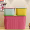 Balcony Gardening Supplies Container Storage Box with Handle And Lid Organizer Space Office Saving Stackable for Kitchen Bedroom Dormitory