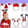 Праздничная рождественская повязка на голову для детей и взрослых с разноцветными светодиодными огнями и игривыми дизайнами