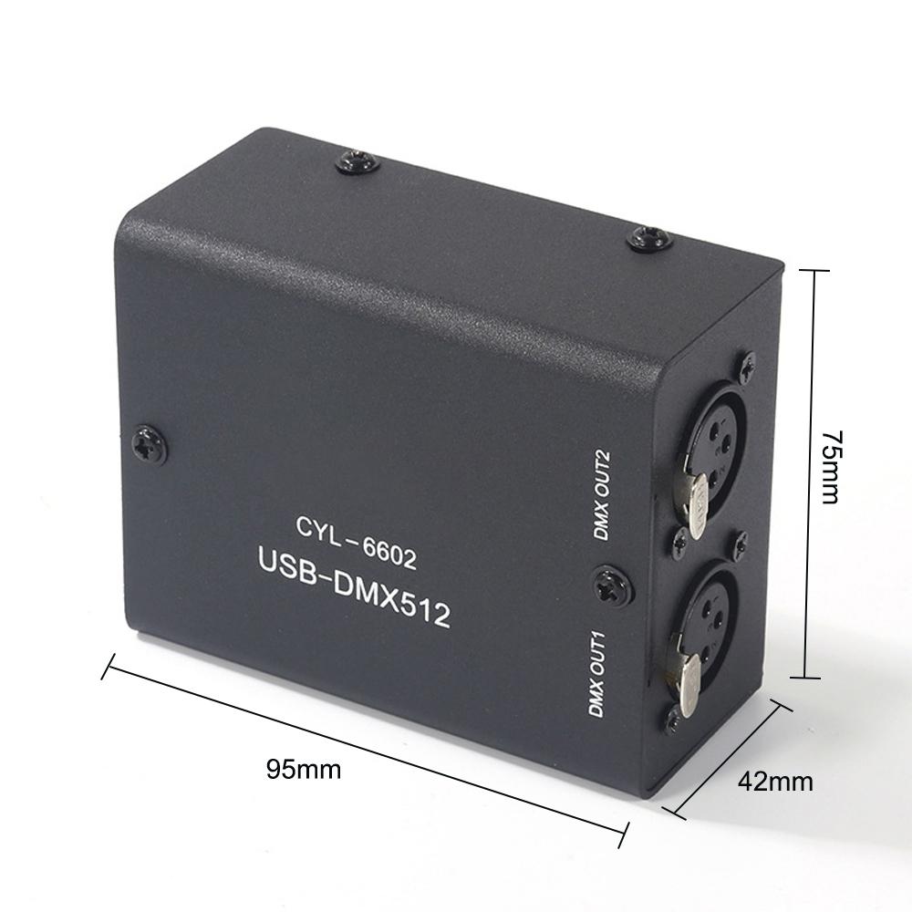 DMX512 Светодиодная машина управления светом Модуль управления светом сцены Компактный декодер контроллера света сцены