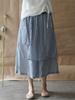 Летние хлопковые и льняные однотонные широкие брюки с эластичной резинкой на талии, свободные удобные женские модные брюки