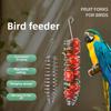 1/2Pcs Multi-Purpose Bird Feeder Stainless Steel Cage Hanging Basket Parrot Feeder Pet Feeding Rack Supplies for Bird Parrots