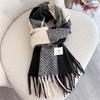 60*180Cm  Fashion Imitation Cashmere Scarf Warm Winter For Women Wraps Shawls Neckerchief Pashmina Foulard Blanket Designer