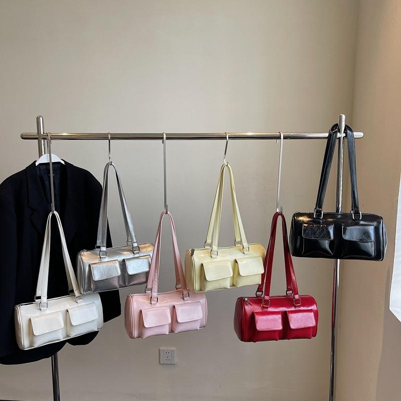 Stylish Niche Retro Portable Multi-pocket Small Bag Lady Feeling Literary and Elegant Commuter Messenger Bag