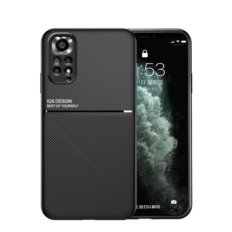 Чехол из искусственной кожи Skin Touch для Xiaomi Redmi Note 13, 12, 12S, 11, 11S, 10 Pro, 10S, 9, 9S, 13C, 12C K70 K60 K50 K40 K30 K20 Pro, роскошный твердый чехол