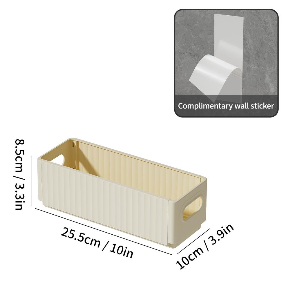 Wall Mounted Folding Plastic Storage Rack Multifunctional Cabinet Organizer Shelf Punch Free Kitchen Storage Organizer