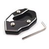 LEDISHUN Kickstand Side Stand Stand Stand Plate Extension Aluminum Compatible Models Kawasaki Versis 1000