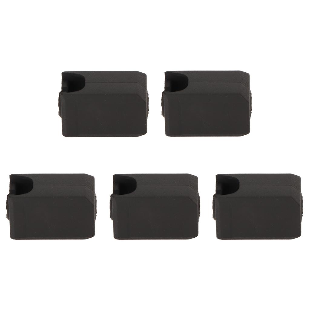 5Pcs Extruder Hotend Cover Black Silicone Anti Stick Stable Heater Block Cover for X1 Carbon P1P