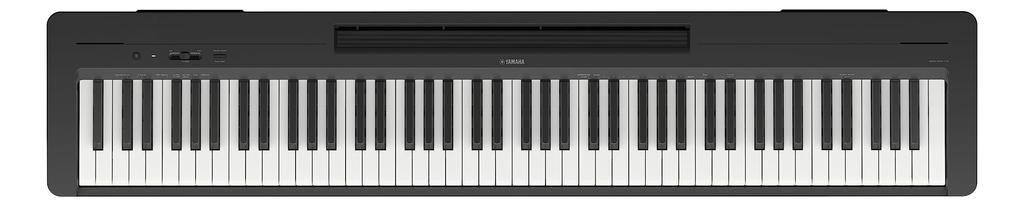 YAMAHA Electronic Piano P Series 88 Keyboard Authentic Touch Feel Compact Portable App Black P-145B