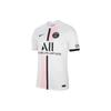 Paris Saint-Germain Away Short-Sleeved Training Jersey 21-22 Season Men Sports Jerseys White CV7902-101