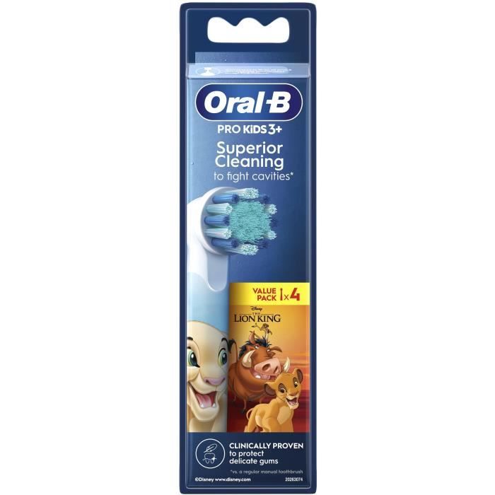 Brossettes x4 - ORAL-B - Roi Lion Disney