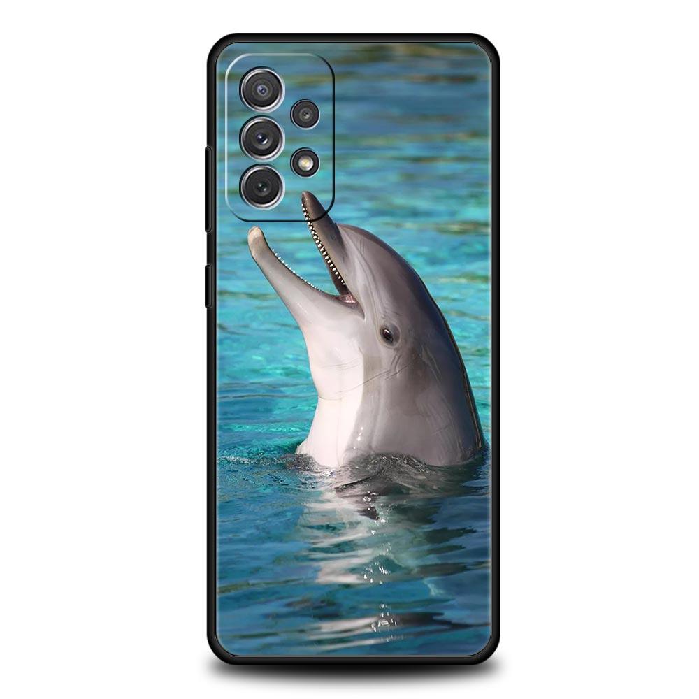 Чехол для телефона с изображением морского животного Дельфин для Samsung Galaxy A51 A71 A21S A12 A11 A31 A41 A03s A52 A32 A22 A13 A23 A33 A53 A73 5G