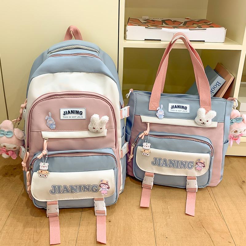 Школьный рюкзак Детский для учеников начальной школы Высокий Милый для учеников средней школы Рюкзак из двух частей